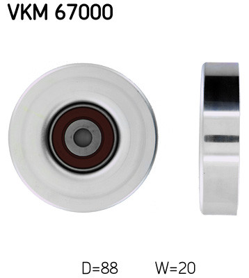 SKF Umlenk-/Führungsrolle, Keilrippenriemen